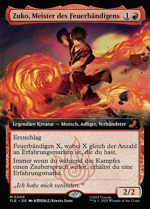 Zuko, Firebending Master