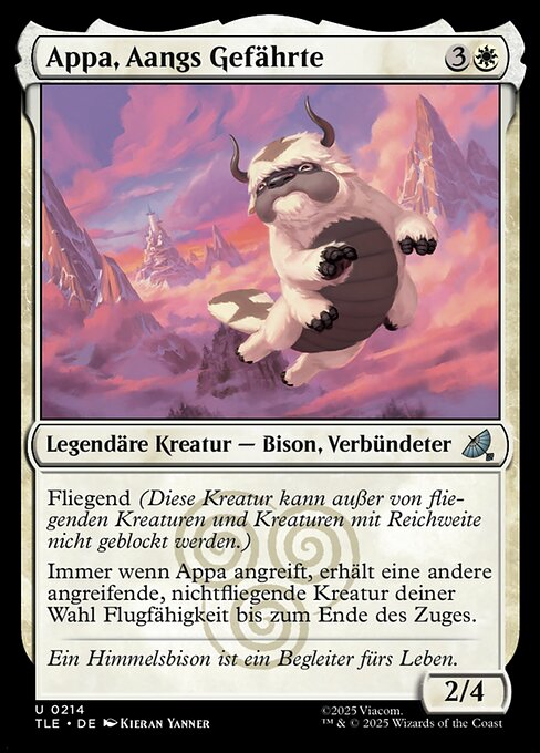 Appa, Aang's Companion