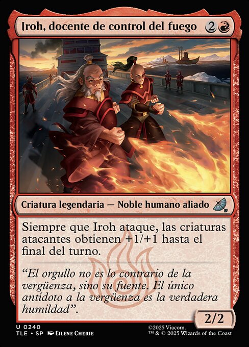 Iroh, Firebending Instructor