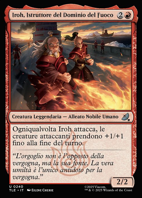 Iroh, Firebending Instructor