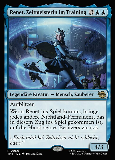 Renet, Temporal Apprentice