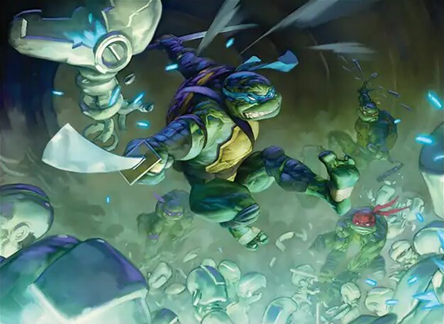 Leonardo, Leader in Blue