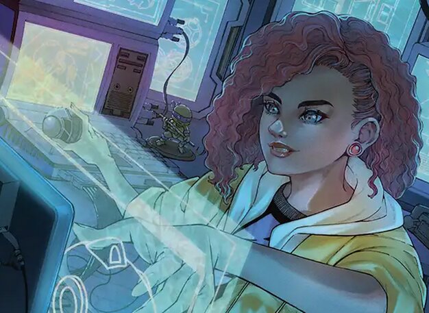 April O'Neil, Hacktivist