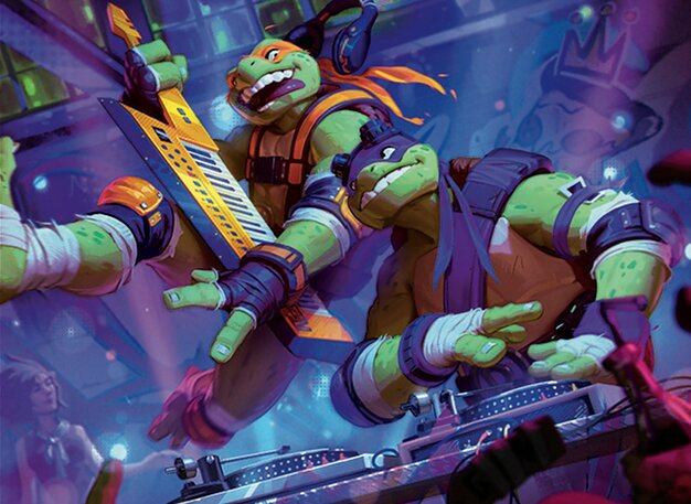 Mikey y Don, planificadores de fiestas