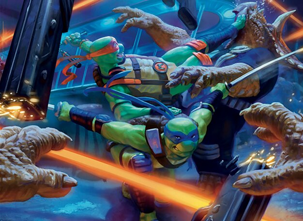 Mikey y Leo, caos y orden