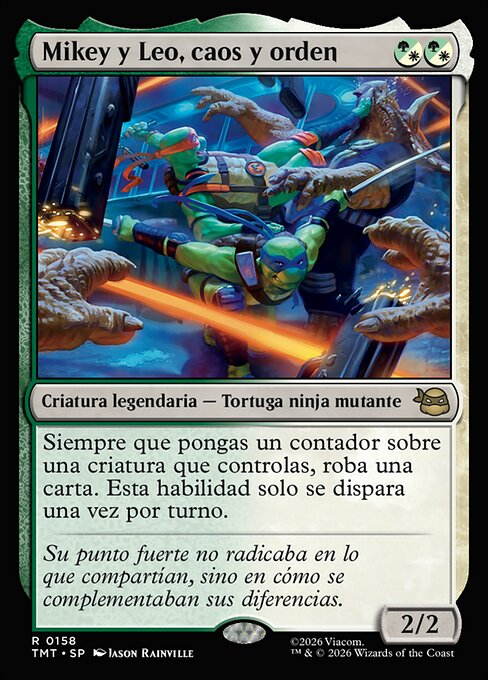 Mikey & Leo, Chaos & Order