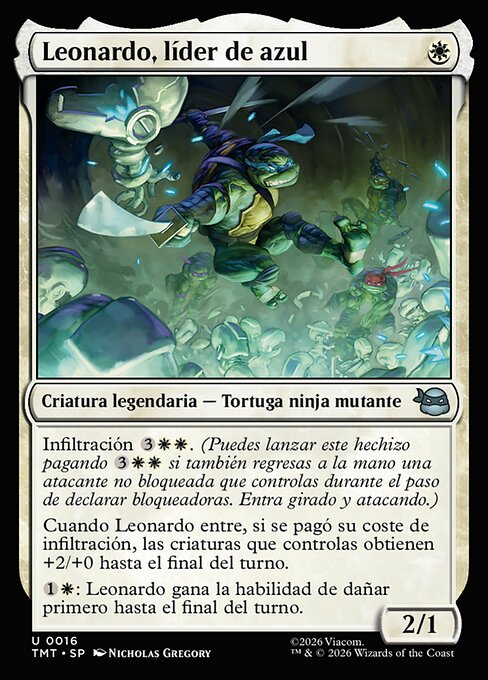 Leonardo, Leader in Blue