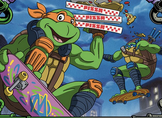 Mikey y Leo, caos y orden