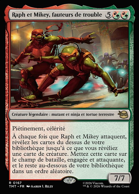 Raph et Mikey, fauteurs de trouble