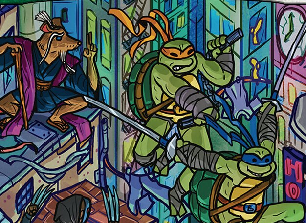 Mikey et Leo, chaos et ordre