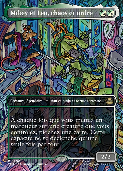 Mikey & Leo, Chaos & Order