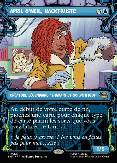 April O'Neil, Hacktivist