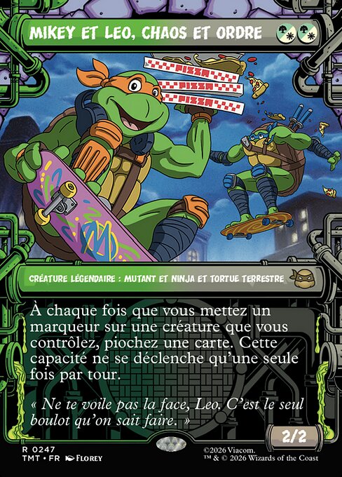 Mikey & Leo, Chaos & Order