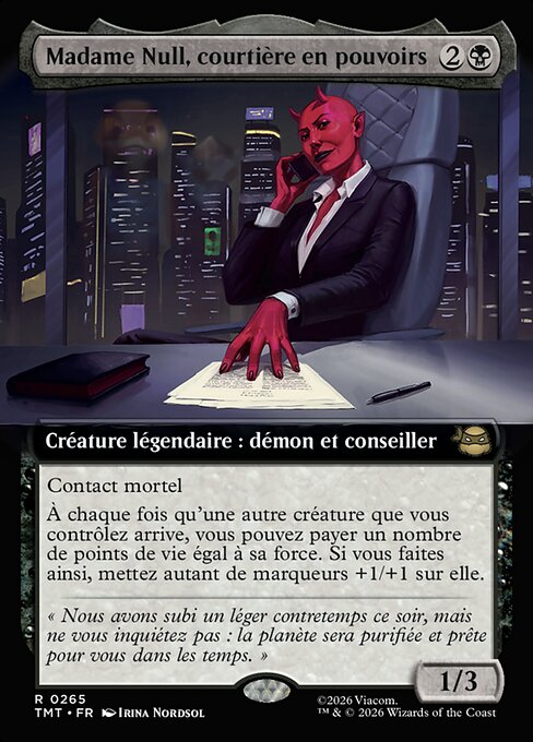 Madame Null, Power Broker