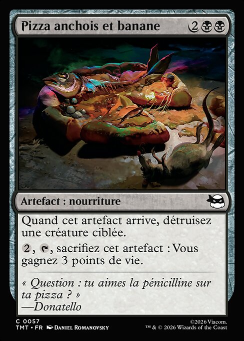 Anchovy & Banana Pizza