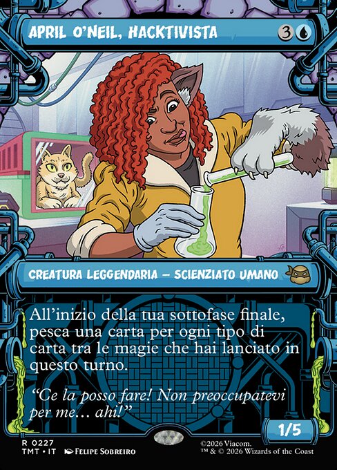 April O'Neil, Hacktivist