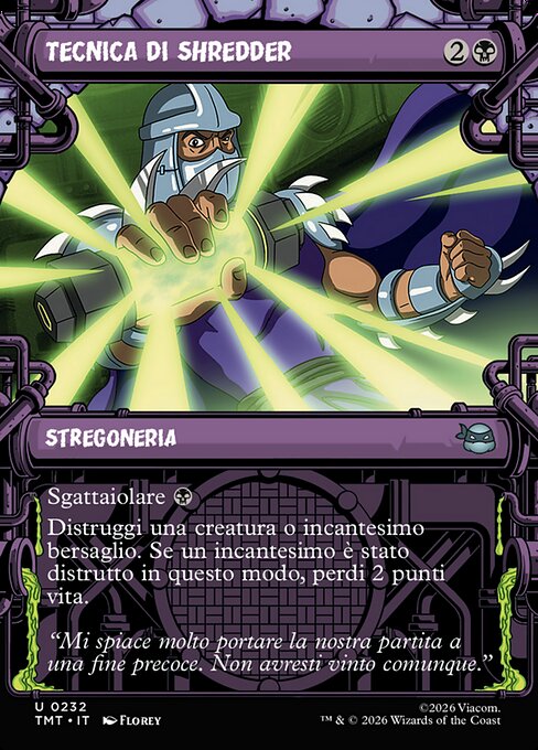 Shredder's Technique