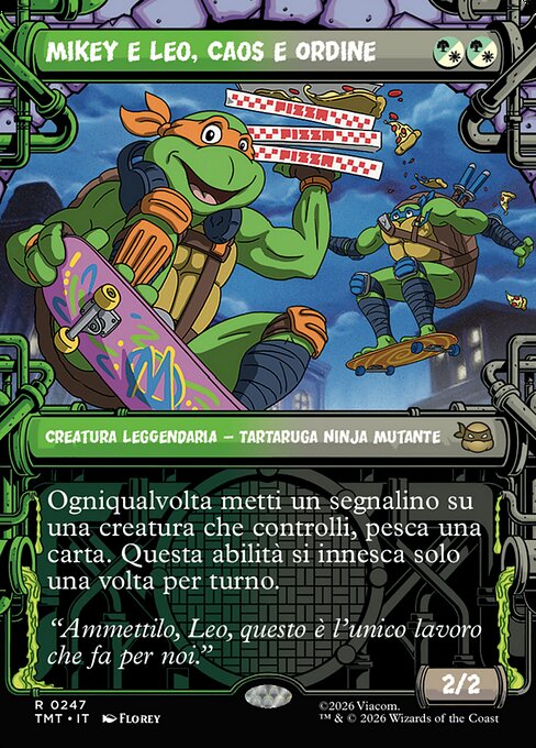 Mikey & Leo, Chaos & Order