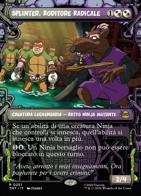 Splinter, Radical Rat