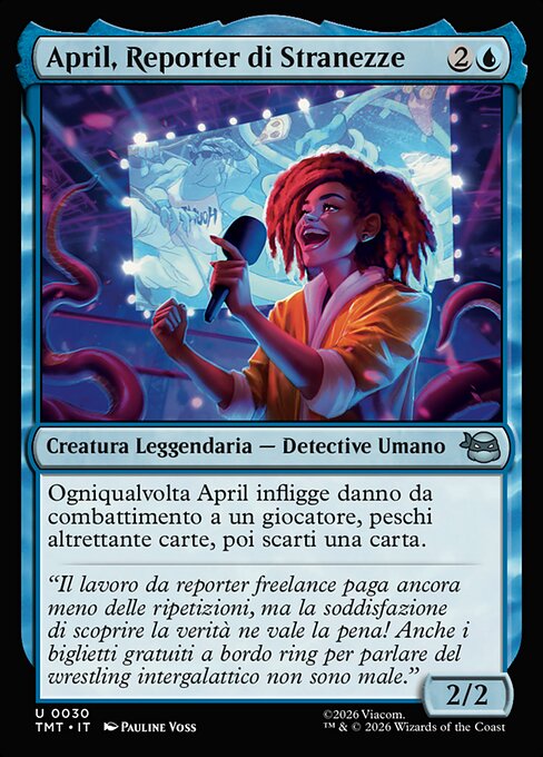 April, Reporter of the Weird