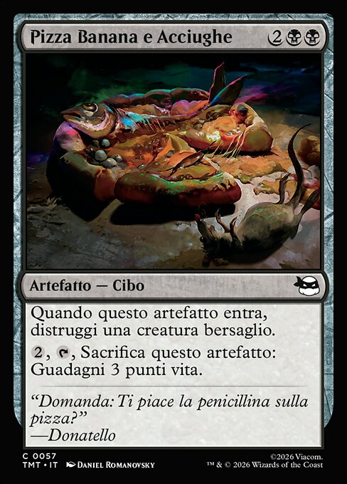 Anchovy & Banana Pizza