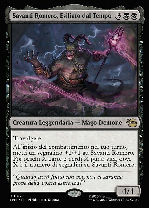 Savanti Romero, Time's Exile