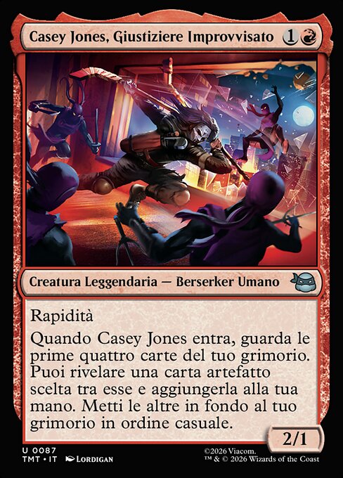 Casey Jones, Giustiziere Improvvisato
