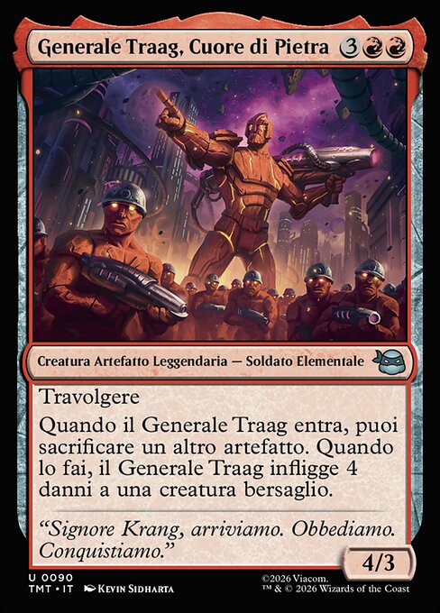 General Traag, Heart of Stone