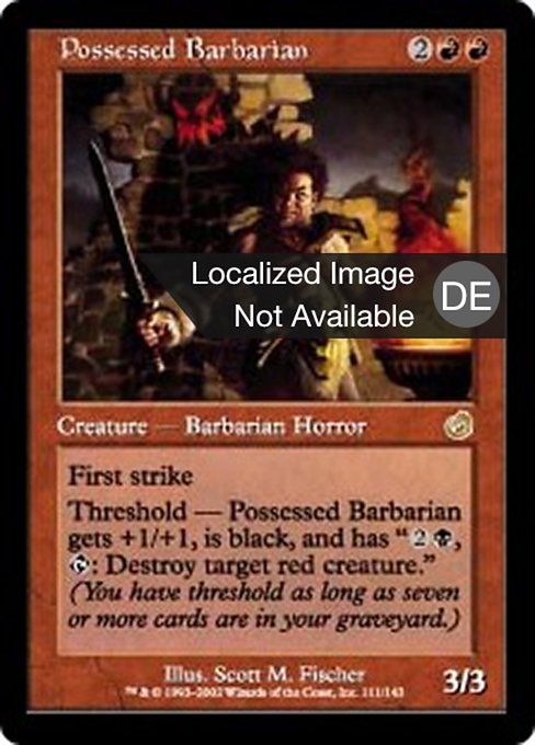 Besessener Barbar