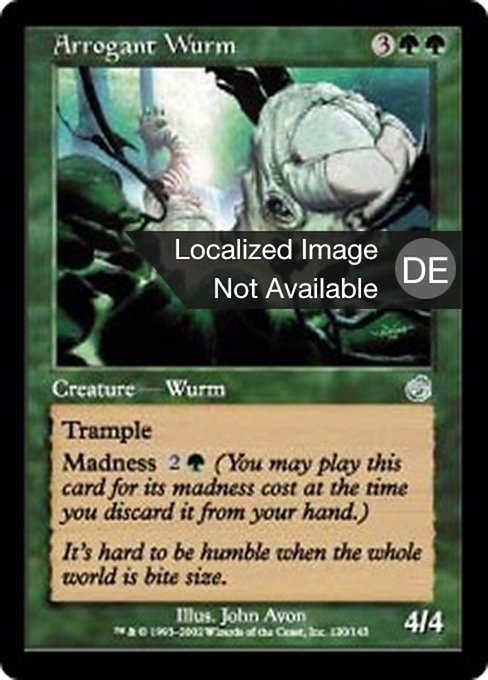 Arroganter Wurm