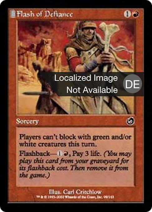 Augenblick des Trotzes