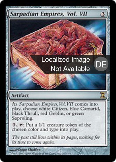 Sarpadische Reiche, Band VII