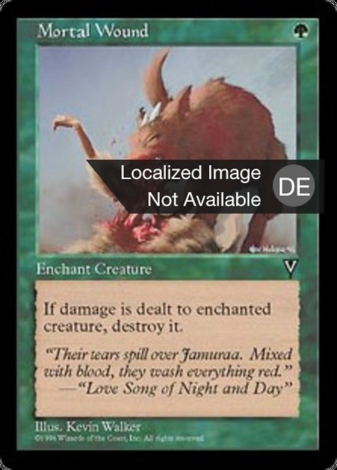 Tödliche Verwundung