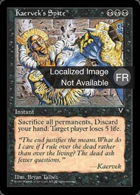 Rancune selon Kaervek