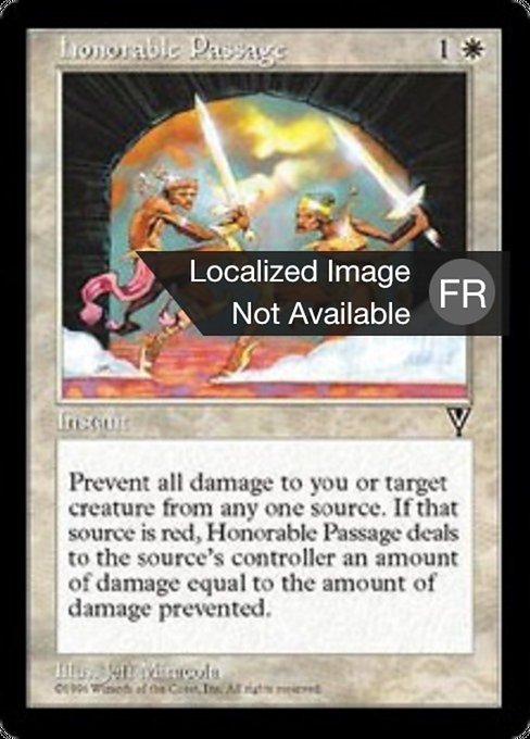 Passage honorable