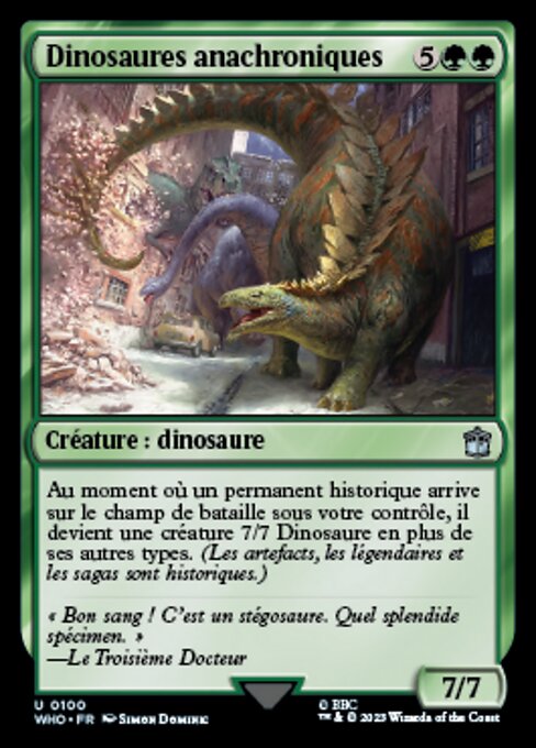 Dinosaures anachroniques