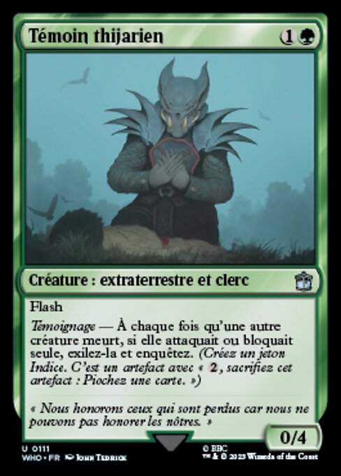 Témoin thijarien