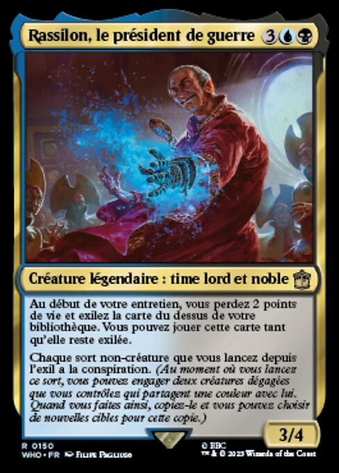 Rassilon, le président de guerre