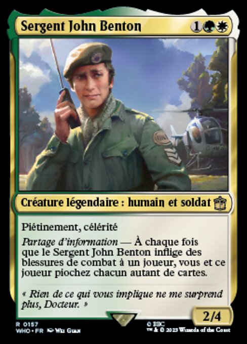 Sergent John Benton