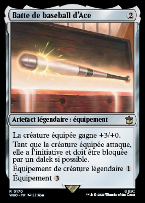 Batte de baseball d'Ace