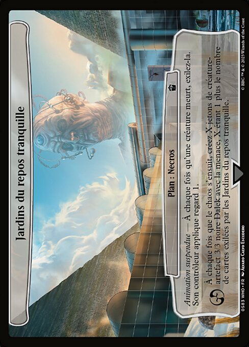 Jardins du repos tranquille