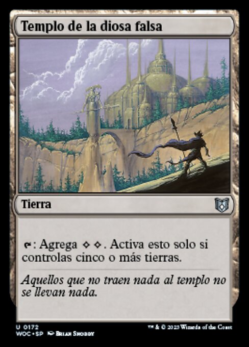 Temple of the False God