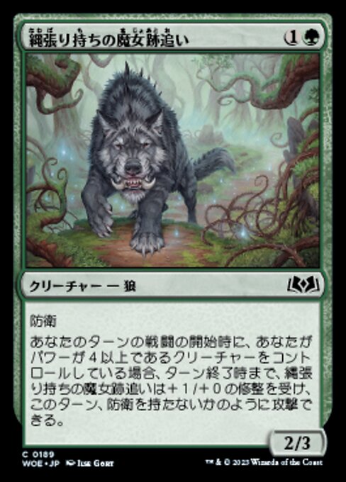 縄張り持ちの魔女跡追い