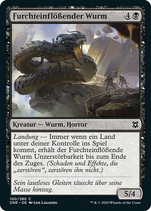 Furchteinflößender Wurm