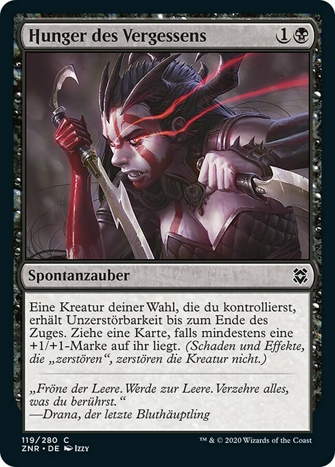 Hunger des Vergessens