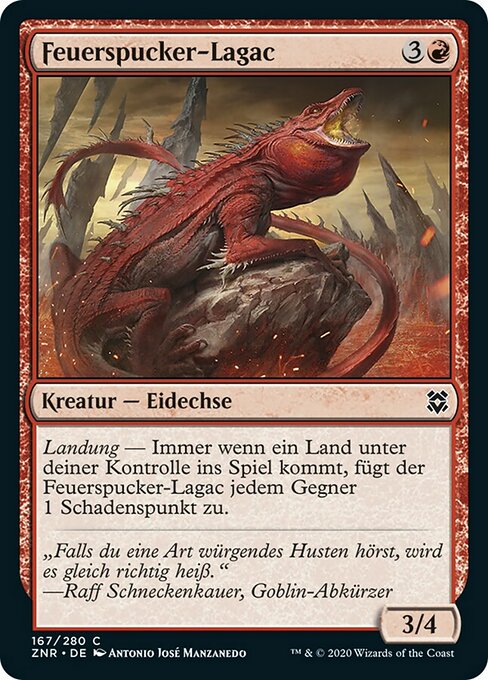 Feuerspucker-Lagac