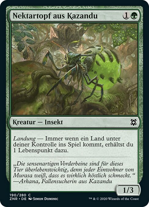 Nektartopf aus Kazandu