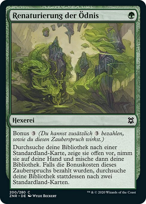 Renaturierung der Ödnis