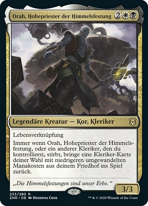 Orah, Hohepriester der Himmelsfestung