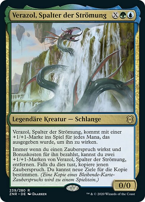 Verazol, Spalter der Strömung